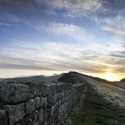 A portrait view of Hadrians Wall