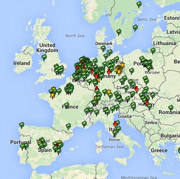 Downloads overview map