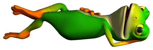 jAlbum frog laying