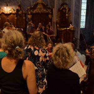 GLATT & VERKEHRT - Musikwerkstatt-Reprisen am 21.07.2023 - Auszug aus der Stiftskirche