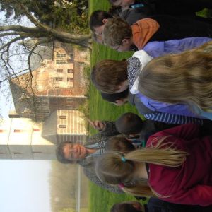 2a op bezoek in het kasteel van Horst