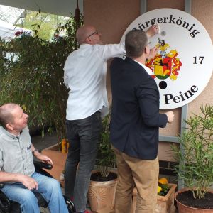 Scheibeannagel beim Bürgerkönig der Stadt Peine 2017 Bernd Becker
